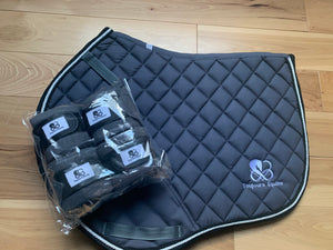 Anthracite Gray Premium Saddle Pad