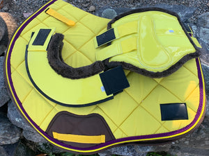 Sunflower yellow Saddle Pad