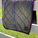 Gray Shimmer w/ Purple Saddle Pad